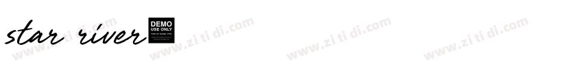 star river字体转换